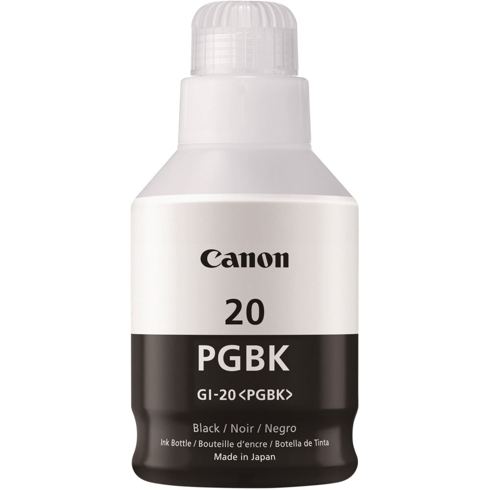 Canon Inkjet Ink Bottle GI-20 - Inkjet - Pigment Black - 1 Each MPN:3383C001