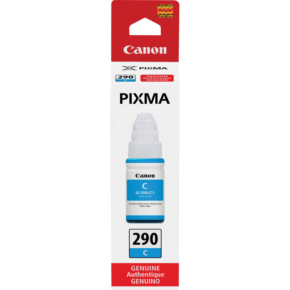Canon GI 290 C - 70 ml - cyan - original - ink refill - for PIXMA G1200, G2200, G3200, G4200, G4210 MPN:1596C001