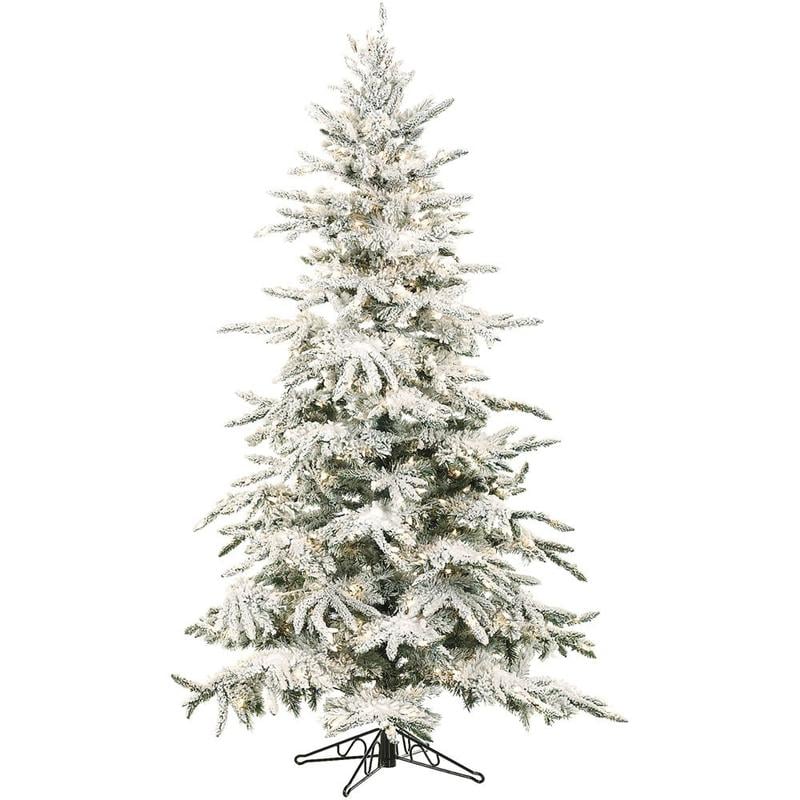 Fraser Hill Farm Snowy Alpine Tree Set With Clear Lights, 2ft, 3ft, and 4ft, Set of 3 MPN:FFMP090-5SN