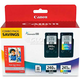 Canon® 5206B005 (PG-240 CL-241XL) High-Yld ChromaLife 100 Ink Black Tri-Color 2/Pk 5206B005