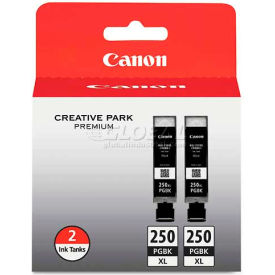 Canon® 6432B004 Ink (PGI-250XL) ChromaLife 100+ 500 Page-Yield Black 2/Pk 6432B004