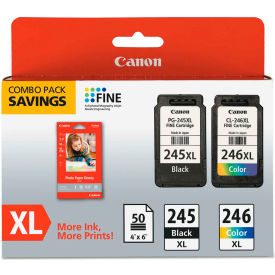 Canon® 8278B005 Inks & Paper Pack PG245 CL-246 XL 50 Sheets 4 x 6 8278B005
