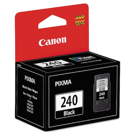 Ink Cartridge, Pg-240, Black MPN:5207B001