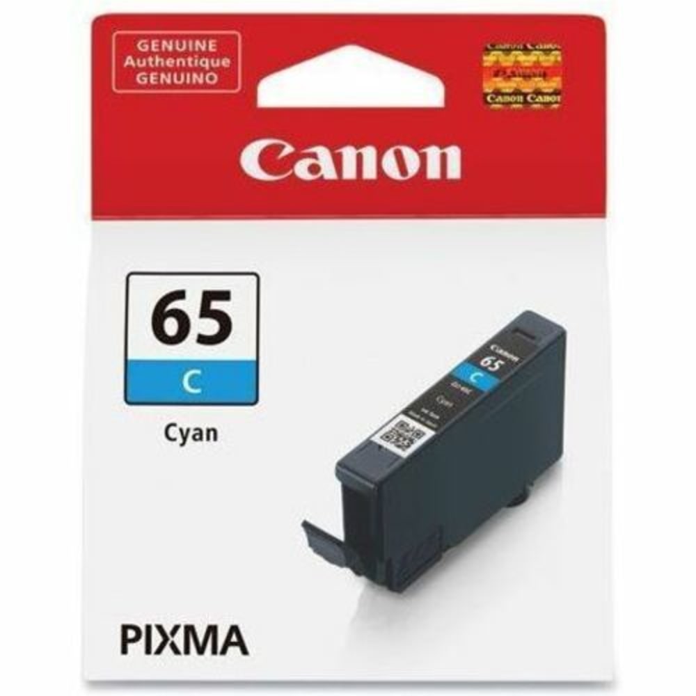 Canon CLI-65 Standard Yield Inkjet Ink Cartridge - Cyan - 1 Pack - Inkjet - Standard Yield - 1 Pack MPN:4216C002