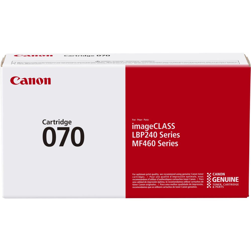 Canon 070 Black Toner Cartridge, 5639C001 MPN:5639C001