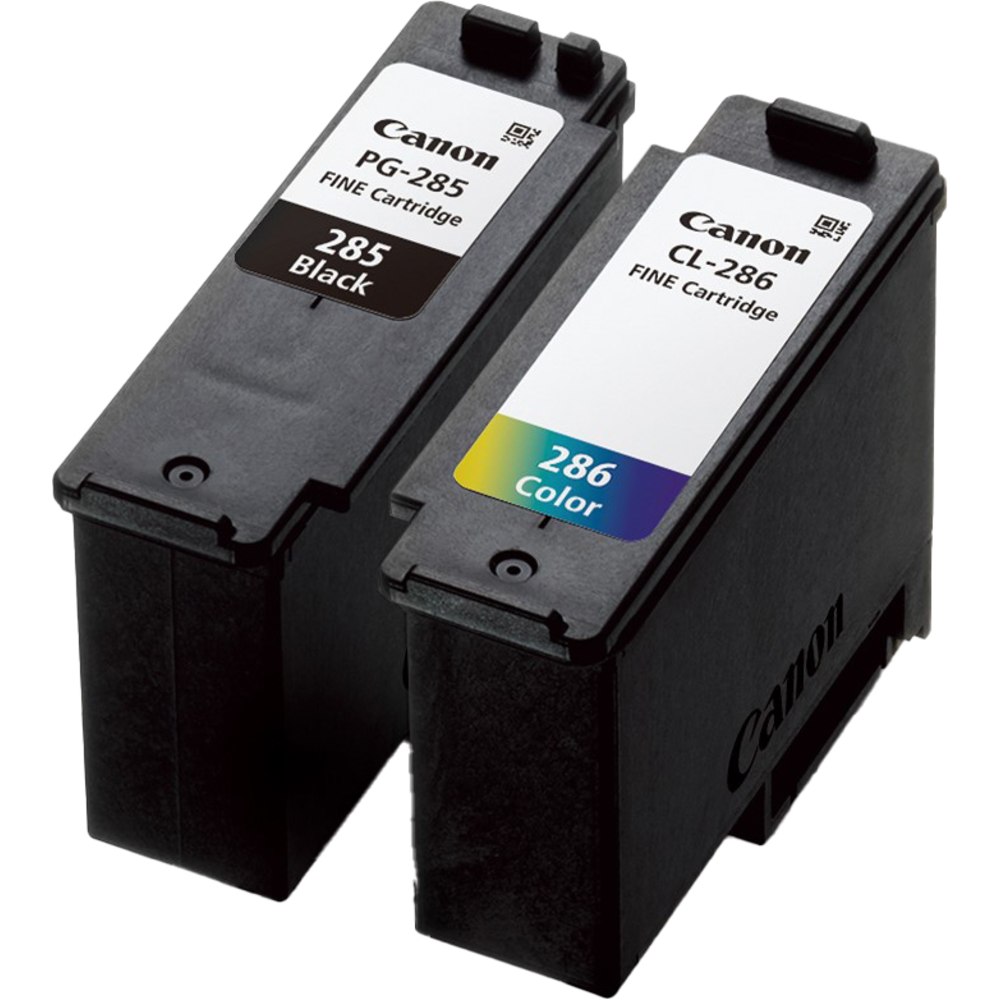 Canon PG-285 Black/CL-286 Tri-Color Standard-Yield Ink Cartridges, Pack Of 2, 6197C004 MPN:6197C004