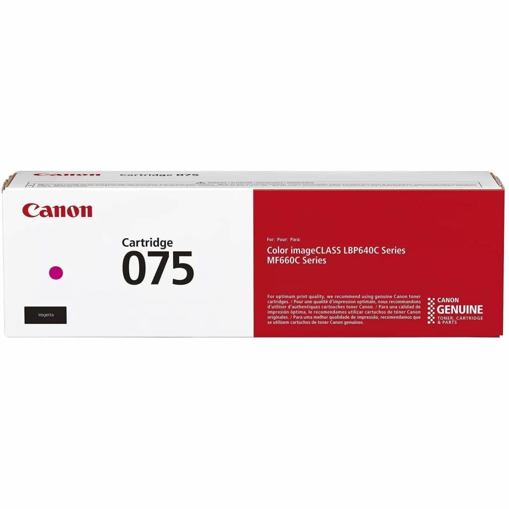 Canon 075 Original Laser Toner Cartridge - Magenta Pack - 1300 Pages MPN:6363C001