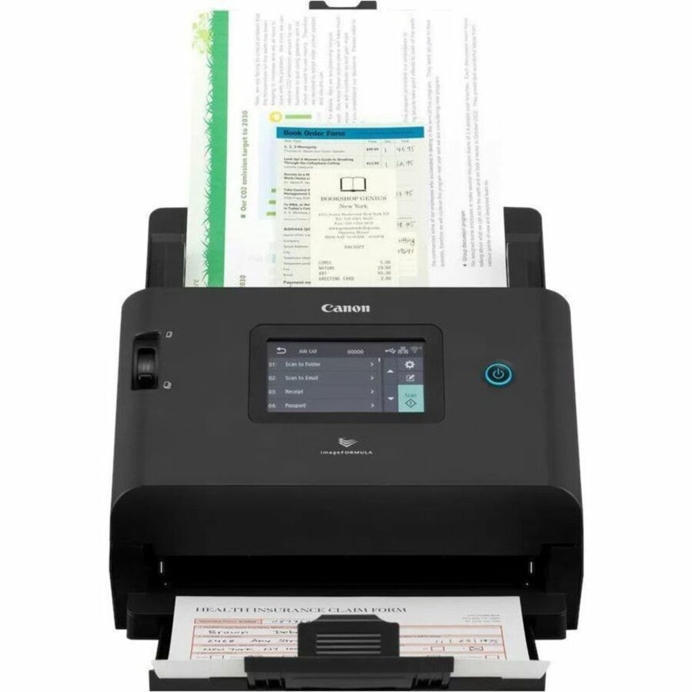 Canon imageFORMULA DR-S350NW Large Format Sheetfed Scanner - 600 dpi Optical - 24-bit Color - 8-bit Grayscale - 6897C002 MPN:6897C002