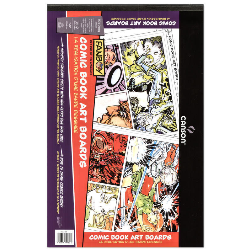 Canson Fanboy Comic Book Art Board Pad, 11in x 17in, 24 Sheets MPN:100510872