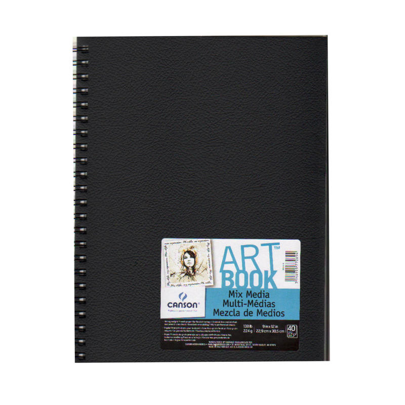 Canson Art Book All-Media Watercolor Sketchbook, 9in x 12in, 40 Sheets MPN:100516110
