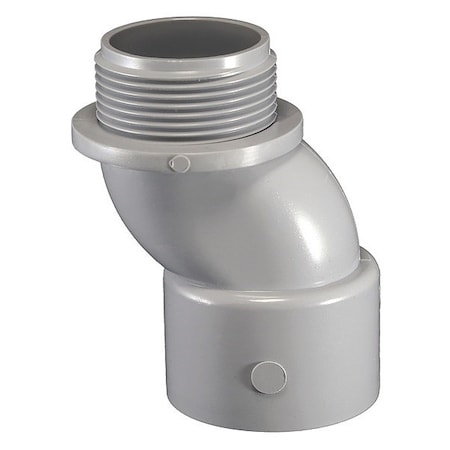 Conduit Fitting Connector, 1-1/4 in, Threaded, PVC, PVC Coated MPN:5133183