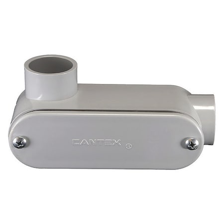 Conduit Outlet Body, PVC, Trade Size 1/2in MPN:5133660