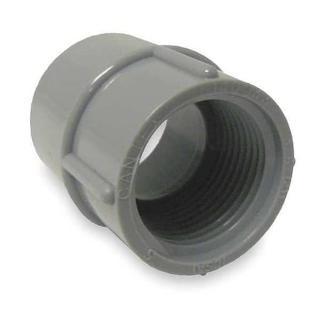 Conduit Fitting Adapter, 4 in, Threaded, PVC, PVC Coated MPN:5140052