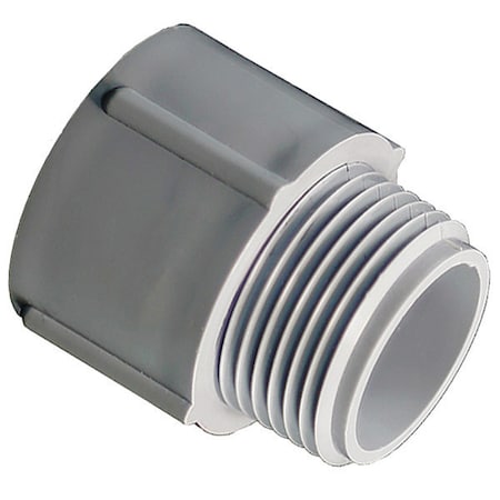 Conduit Fitting Adapter, 1 in, Threaded, PVC, PVC Coated MPN:5140105