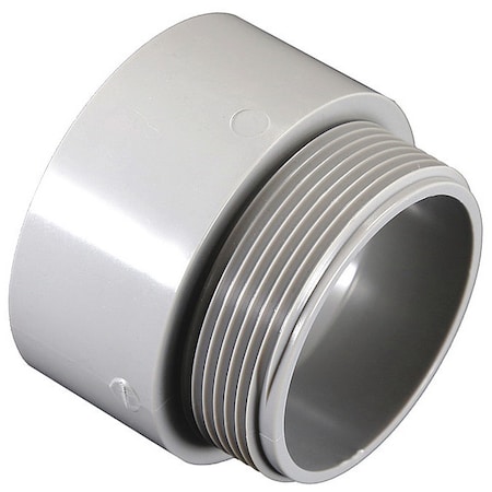 Conduit Fitting Adapter, 2 in, Threaded, PVC, PVC Coated MPN:5140108