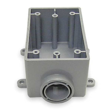 Weatherproof Electrical Box, 22.5 cu in, FSE Box Type, 1 Gang, PVC, Rectangular Shape MPN:5133363