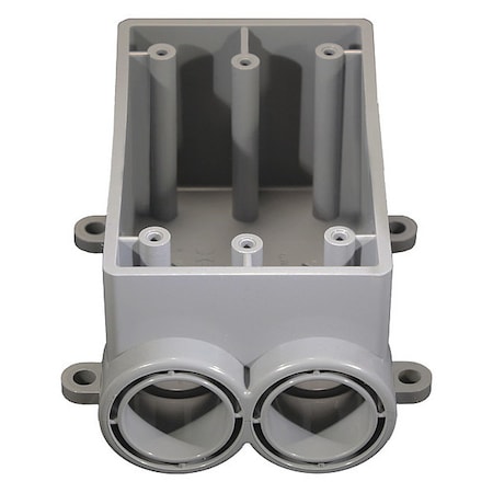 Weatherproof Electrical Box, 21.8 cu in, FSS Box Type, 1 Gang, PVC, Rectangular Shape MPN:5133543