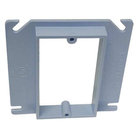 Plaster Ring, 1 Gang, PVC, Single Gang Box Type MPN:EZ03SXAR