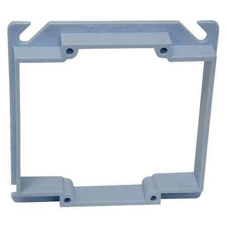 Plaster Ring, 2 Gangs, PVC, Double Gang Box Type MPN:EZ06DXAR