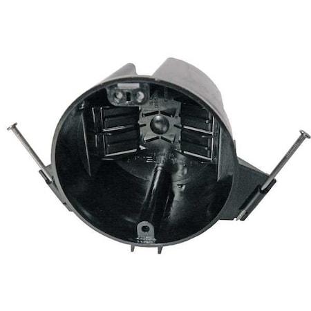 Electrical Box, 18 cu in, Ceiling Box Type, 1 Gang, Polycarbonate, Round Shape MPN:EZ18CNR