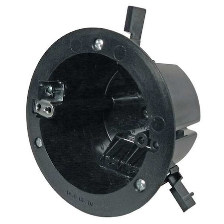Electrical Box, 18 cu in, Ceiling Box Type, 1 Gang, Polycarbonate, Round Shape MPN:EZ18COGR