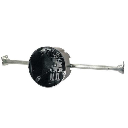 Electrical Box, 20 cu in, Ceiling Box Type, 2 Gangs, Polycarbonate, Round Shape MPN:EZ20CHLR