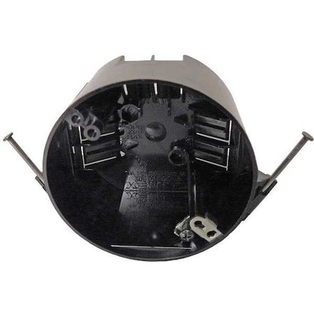 Electrical Box, 20 cu in, Ceiling Box Type, 2 Gangs, Polycarbonate, Round Shape MPN:EZ20CNGR