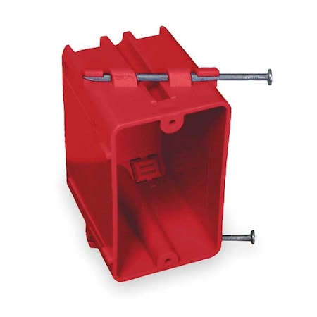 Electrical Box, 20 cu in, Switch Box Type, 1 Gang, PVC, Rectangular Shape MPN:EZ20SNAR