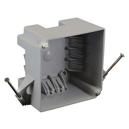 Electrical Box, 32 cu in, Square Box Type, 2 Gangs, PVC, Square Shape MPN:EZ32XNR