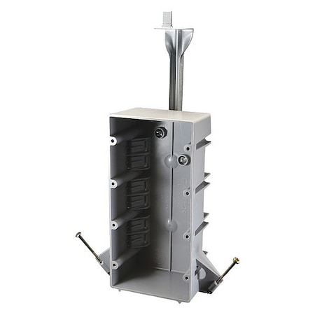 Electrical Box, 55 cu in, Switch Box Type, 4 Gangs, PVC, Rectangular Shape MPN:EZ55QNB