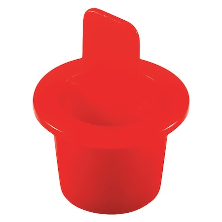 Center Pull-Tab Tapered Plug, Red, LDPE 5000 PK MPN:CPT-3 CPT3Q1