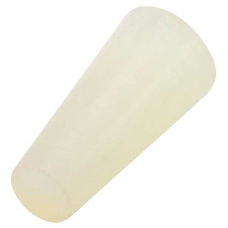 Tapered Plug, Clear, Silicone, 100 PK MPN:UP000XL SH-57846