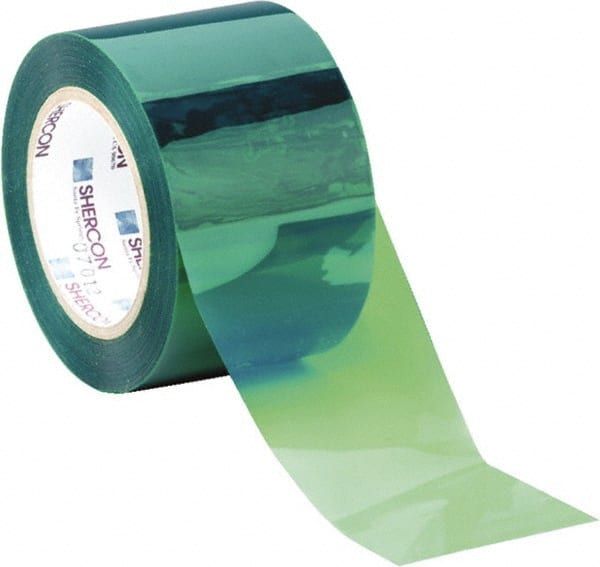 High Temperature Masking Tape: 72 yd Long, 3.5 mil Thick, Green MPN:SH-47523