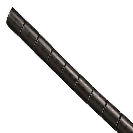 FR Anti-Static Spiral Wrap, Black, 1