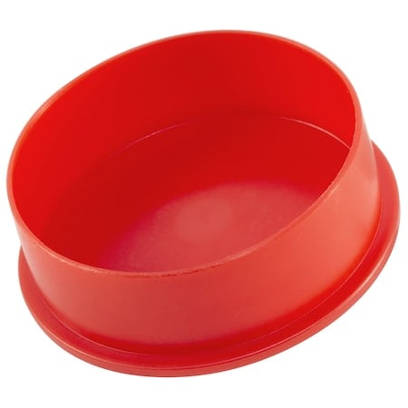 Cap, Polyethylene, EC Series, Red, PK500 MPN:EC-16