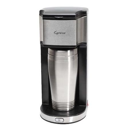 Silver Single 16 oz Personal Coffeemaker MPN:425.05