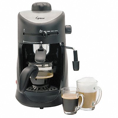 Espresso Machine Black/Silver 10 oz. MPN:303.01