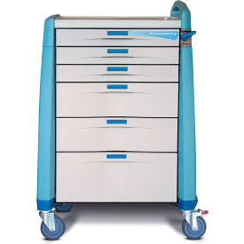 Capsa Healthcare Avalo® Emergency Cart Blue Standard Height AM-EM-STD-BLUE