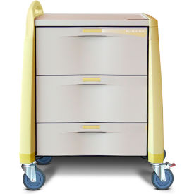 Capsa Healthcare Avalo® Isolation Cart Yellow Compact Height AM-IS-CMP-NOLOK