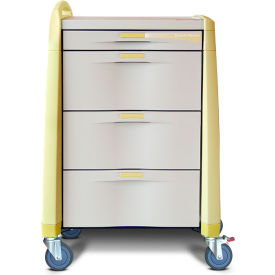 Capsa Healthcare Avalo® Isolation Cart Yellow Standard Height AM-IS-STD-NOLOK