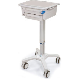 Capsa Healthcare SlimCare Mobile Laptop Cart with 2 Drawers 33-1/4