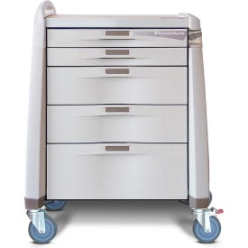 Capsa Healthcare Avalo® Procedure Cart Intermediate Height Gray AM-PT-INT-KEY