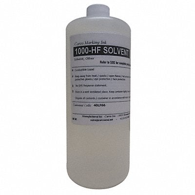 Solvent For 1000-HF MPN:1000-HF SOLVENT Solvent For 1000-HF MPN:1000-HF SOLVENT