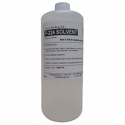 Solvent Type 15 to 20 min 15 to 20 min MPN:F-224 SOLVENT Solvent Type 15 to 20 min 15 to 20 min MPN:F-224 SOLVENT