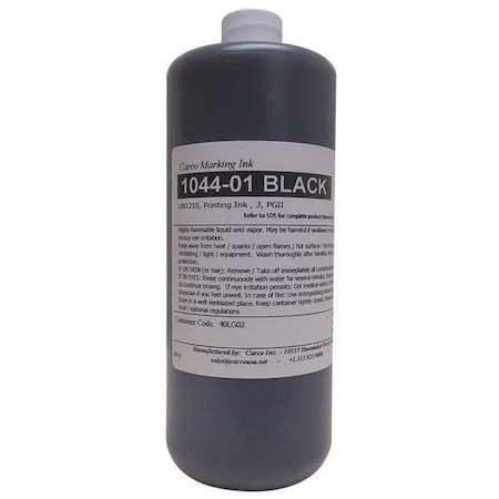 Marking Ink, 1 qt, Black, Dye MPN:1044-01 BLACK