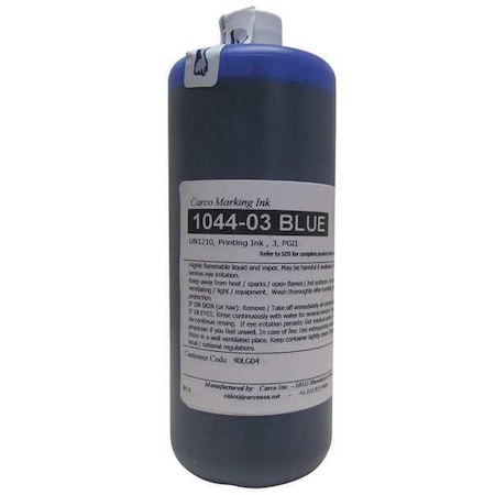 Marking Ink, 1 qt, Blue, Dye MPN:1044-03 BLUE