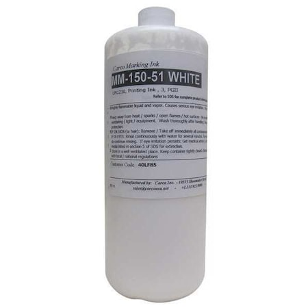 Marking Ink, Pigment, Magenta, 30 to 60 sec MPN:MM-150-51 WHITE