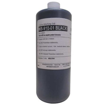 Marking Ink, 1 qt, Black, Pigment MPN:WS-910-01 BLACK