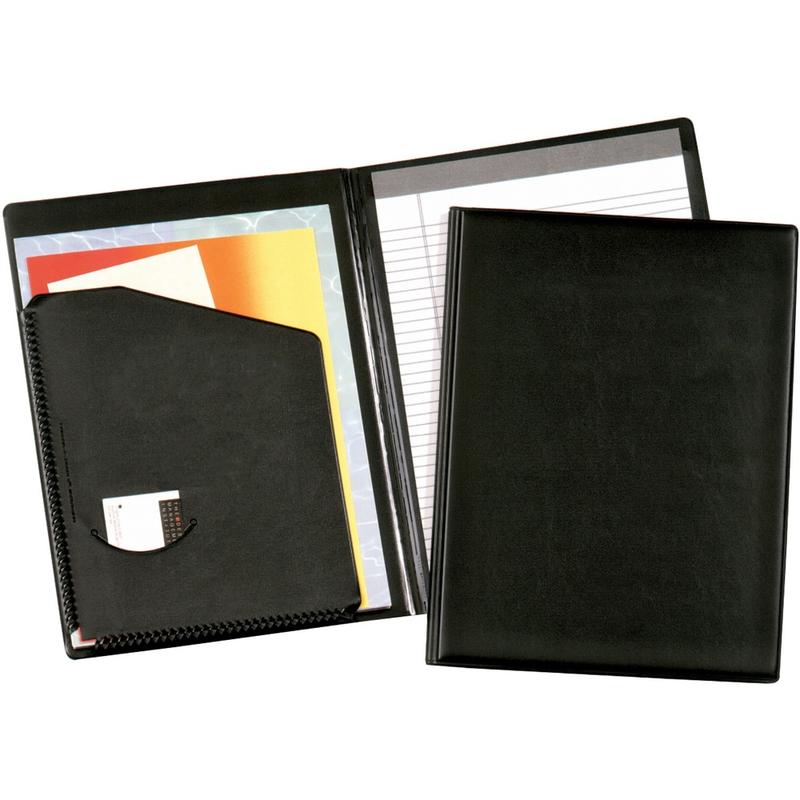 Cardinal Business Basic Desk Pad Holder - Letter - 9 1/2inx12 1/2in Sheet Size - 100 Sheet Capacity - 1 Inside Front Pocket(s) - 397610 MPN:397610