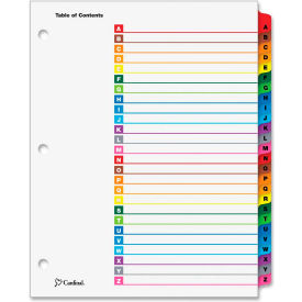 Cardinal OneStep Printable T.O.C. Divider Printed A to Z 9